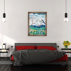 Tablou inramat - Deborah Eve Alastra - Semne de primavara, 60 x 80 cm - Img 3