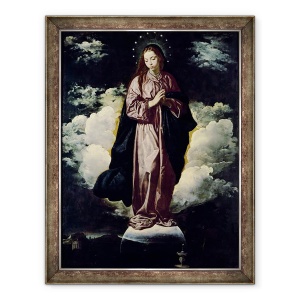 Tablou inramat - Diego Rodriguez de Silva y Velazquez - Conceptia Imaculata, 70 x 90 cm