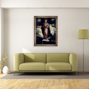 Tablou inramat - Diego Rodriguez de Silva y Velazquez - Conceptia Imaculata, 70 x 90 cm - Img 2