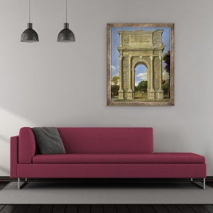 Tablou inramat - Domenichino - Arcul de Triumf, 50 x 60 cm - Img 2