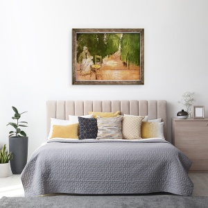 Tablou inramat - Edgar Degas - in Jardin du Luxeumbourg, 60 x 80 cm - Img 3