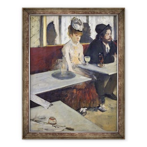 Tablou inramat - Edgar Degas - intr-o cafenea, sau Absint, 70 x 90 cm