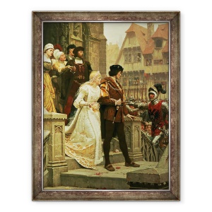 Tablou inramat - Edmund Blair Leighton - Apel la arme, 70 x 90 cm