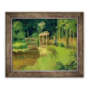 Tablou inramat - Edouard Manet - intr-un parc, 70 x 85 cm