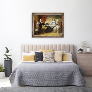 Tablou inramat - Edward Savage - Familia Washington, 60 x 80 cm - Img 3