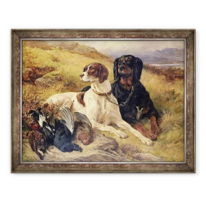 Tablou inramat - Edwin Landseer - Servirea armelor, 70 x 90 cm