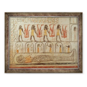 Tablou inramat - Egyptian 20th Dynasty - Detalii din Cartea Pamantului, 70 x 90 cm