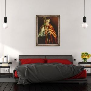 Tablou inramat - El Greco - Sfantul Jude Thaddeus, 60 x 80 cm - Img 3