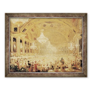 Tablou inramat - Eugene Emmanuel Viollet-le-Duc - Cina la Tuileries, 70 x 90 cm