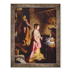 Tablou inramat - Federico Fiori Barocci - Adorarea Copilului, 60 x 80 cm