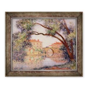 Tablou inramat - Fernand Loyen du Puigaudeau - Sat in Normandia, 50 x 60 cm