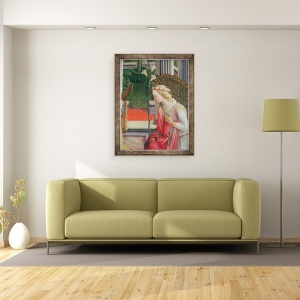 Tablou inramat - Fra Filippo Lippi - Buna Vestire I, 60 x 80 cm - Img 2