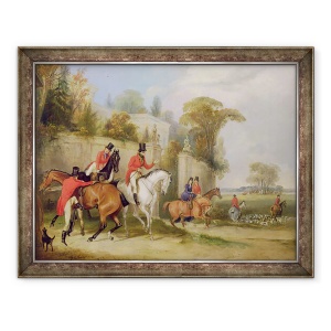 Tablou inramat - Francis Calcraft Turner - Sala Burlacilor, intalnirea, 60 x 80 cm