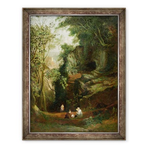 Tablou inramat - Francis Danby - Peisaj langa Clifton, 60 x 80 cm