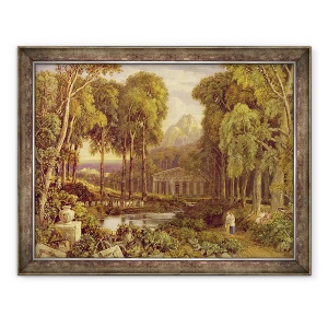 Tablou inramat - Francis Oliver Finch - Ceremonia religioasa in Grecia antica, 60 x 80 cm