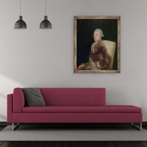 Tablou inramat - Francisco Jose de Goya y Lucientes - Bernardo de Iriarte, 50 x 60 cm - Img 2