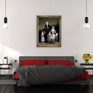 Tablou inramat - Francisco Jose de Goya y Lucientes - Ducele de Osuna si familia sa, 60 x 80 cm - Img 3