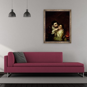Tablou inramat - Francisco Jose de Goya y Lucientes - Lazarillo de Tormes, 50 x 60 cm - Img 2