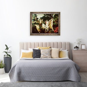 Tablou inramat - Francois Clouet - Diana scaldat, 60 x 80 cm - Img 3