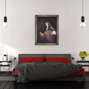 Tablou inramat - Francois de Troy - Charles Mouton 1626-99 1690, 60 x 80 cm - Img 3