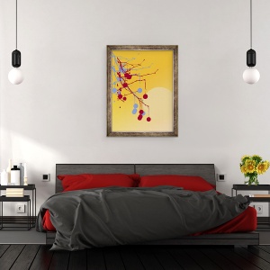 Tablou inramat - Francois Domain - vara sangeroase, 2016, 70 x 90 cm - Img 3