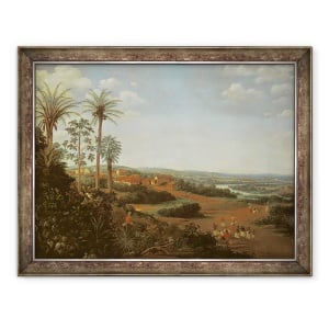 Tablou inramat - Frans Jansz Post - Satul Serinhaem, 60 x 80 cm