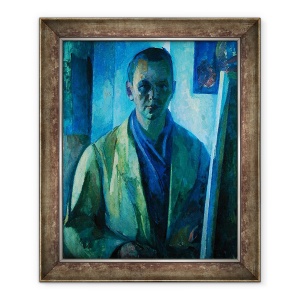 Tablou inramat - Franz Nolken - Autoportret, 50 x 60 cm