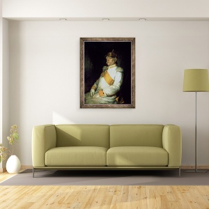 Tablou inramat - Franz Seraph von Lenbach - Cancelarul Otto Von Bismarck 1815-98 1890, 70 x 90 cm - Img 2
