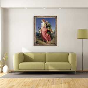 Tablou inramat - Franz von Rohden - Judith, 70 x 90 cm - Img 2