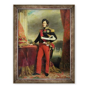 Tablou inramat - Franz Xaver Winterhalter - Louis-Philippe I 1773-1850, 70 x 90 cm