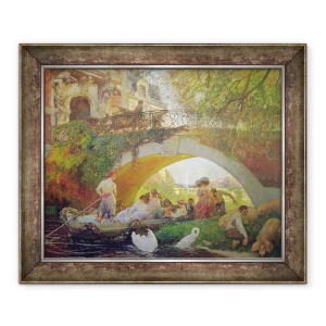 Tablou inramat - Gaston de La Touche - Fiul risipitor, 50 x 60 cm