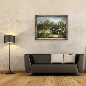 Tablou inramat - George Morland - impuscare fazan, 70 x 90 cm - Img 2