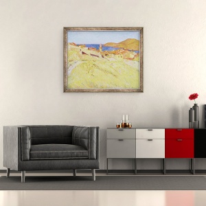 Tablou inramat - Georges Daniel de Monfreid - Peisaj Collioure, 50 x 60 cm - Img 2