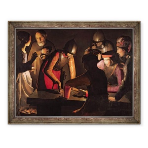 Tablou inramat - Georges de la Tour - Negarea Sfantului Petru, 60 x 80 cm