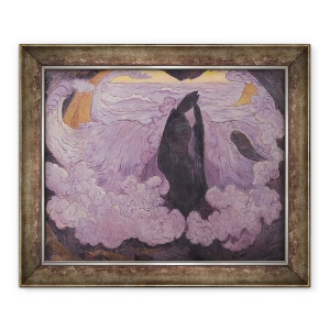Tablou inramat - Georges Lacombe - Valul Violet, 50 x 60 cm