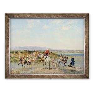 Tablou inramat - Georges Washington - Arabi la o oaza, 70 x 90 cm