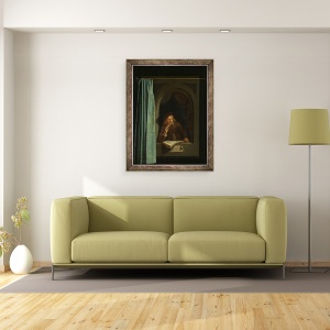 Tablou inramat - Gerard Dou - Autoportret, 70 x 90 cm - Img 2