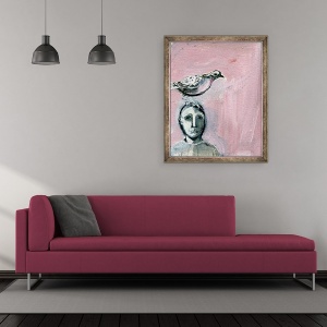 Tablou inramat - Gigi Sudbury - Acasa, 2017, 50 x 60 cm - Img 2