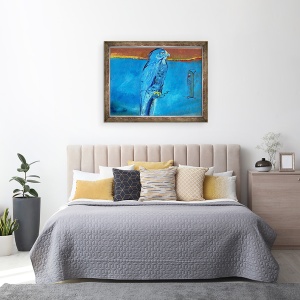 Tablou inramat - Gigi Sudbury - Blue Night Killer, 2016, 60 x 80 cm - Img 3