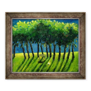 Tablou inramat - Gigi Sudbury - Zebra Copaci, 2005, 50 x 60 cm