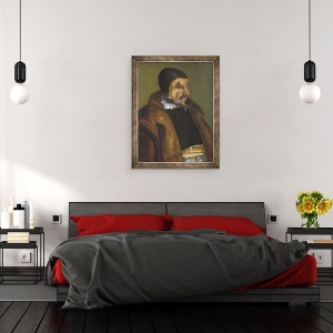 Tablou inramat - Giuseppe Arcimboldo - Avocatul, 60 x 80 cm - Img 3