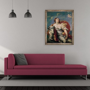Tablou inramat - Guido Reni - Violul Europei, 50 x 60 cm - Img 2