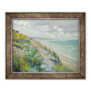 Tablou inramat - Gustave Caillebotte - Stanci langa mare la Trouville, 70 x 85 cm