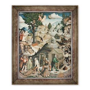 Tablou inramat - Hans Hesse - Peisaj min, 50 x 60 cm