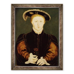 Tablou inramat - Hans Holbein the Younger - Regele Edward al VI-lea, 60 x 80 cm