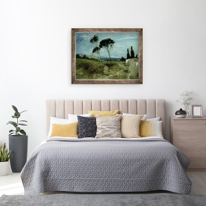 Tablou inramat - Hans Speckter - Peisaj la Nettuno, 60 x 80 cm - Img 3