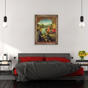 Tablou inramat - Hans Suess Kulmbach - Chemarea Sfantului Petru, 60 x 80 cm - Img 3