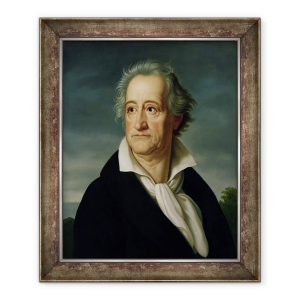 Tablou inramat - Heinrich Christoph Kolbe - Goethe 1749-1832, 70 x 85 cm