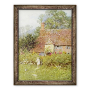 Tablou inramat - Helen Allingham - Langa Poarta Cabanei, 60 x 80 cm