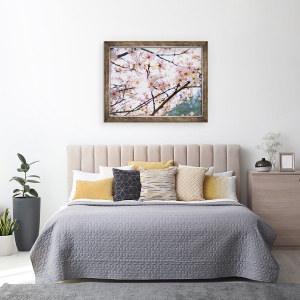 Tablou inramat - Helen White - Floarea de Primavara, 2018, 70 x 90 cm - Img 3